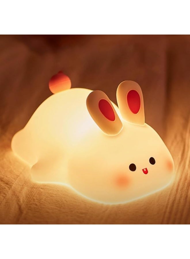 USB Bunny Night Lamp Model T-825, Soft LED Light with Cute Design for Bedrooms and Kids Rooms, Ideal for Night Use and Home Decoration - Image 1